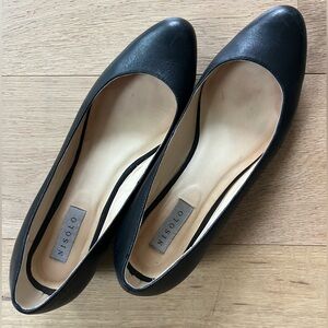 Nisolo Women's Black Leather Flats